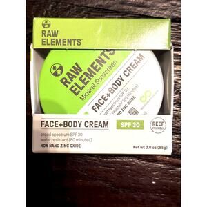 Raw Elements Face & Body Mineral Suncreen (SPF 30)